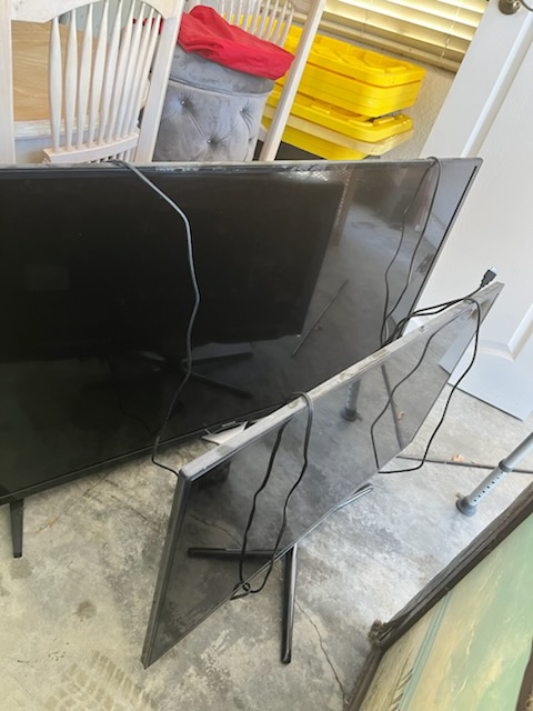 Old TV to be hauled away by Move It Junk Removal