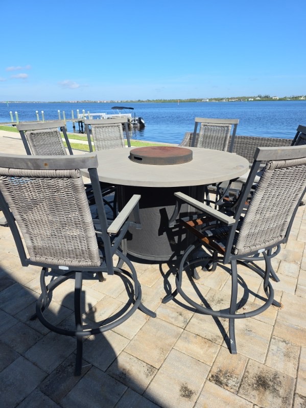Patio furniture removed during a house cleanout in Ruskin, FL